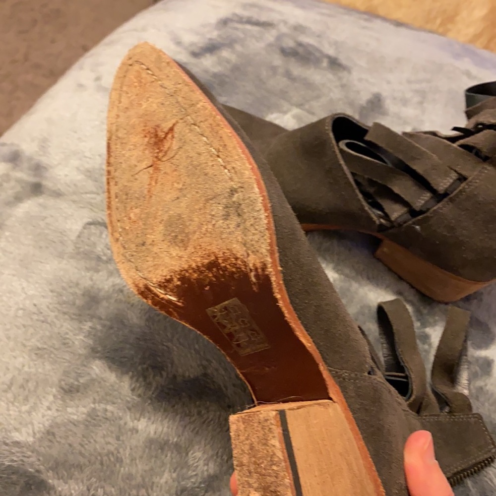 Free People Suede Strappy Sloan Bootie - Picture 4 of 4